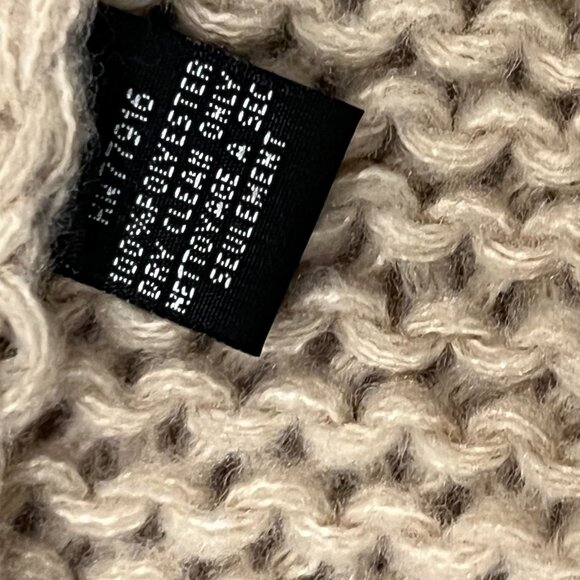 Bailey 44 3D Heart Open Cardigan Sweater, Beige Red, OS - Picture 4 of 8